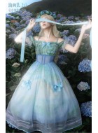 Cyans Qing Monet's Water Lilies JSK(2 Colours/Full Payment Without Shipping)
